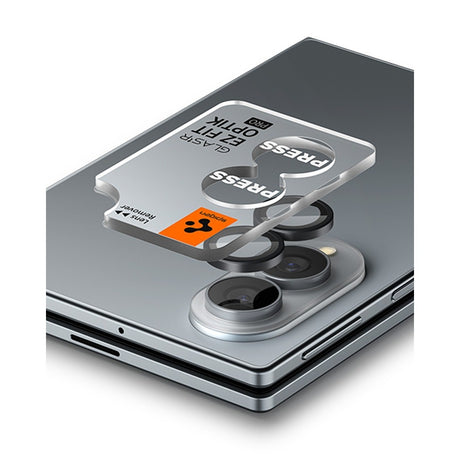 Spigen Samsung Galaxy Z Fold 8 Kameraskydd GLAS.tR EZ Fit Optik Pro 2-pack Svart