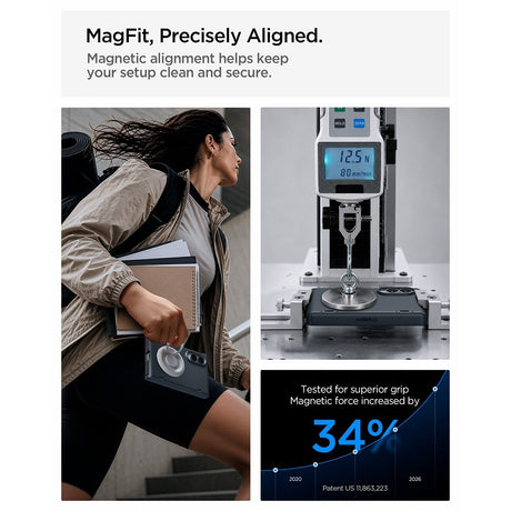 Spigen Samsung Galaxy Z Fold 8 Skal Slim Armor Pro MagFit Metal Slate