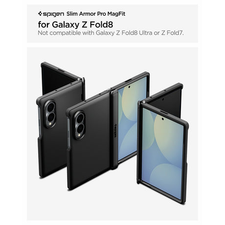 Spigen Samsung Galaxy Z Fold 8 Skal Slim Armor Pro MagFit Svart