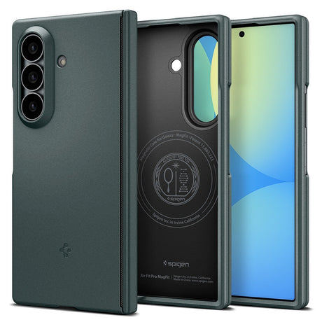 Spigen Samsung Galaxy Z Fold 8 Ultra Skal Air Fit Pro MagFit Abyss Green