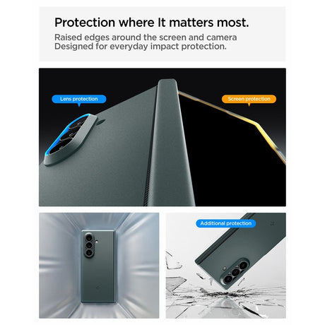 Spigen Samsung Galaxy Z Fold 8 Ultra Skal Air Fit Pro MagFit Abyss Green