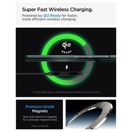 Spigen Samsung Galaxy Z Fold 8 Ultra Skal Air Fit Pro MagFit Abyss Green