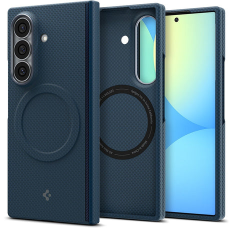 Spigen Samsung Galaxy Z Fold 8 Ultra Skal Air Skin Aramid MagFit Navy