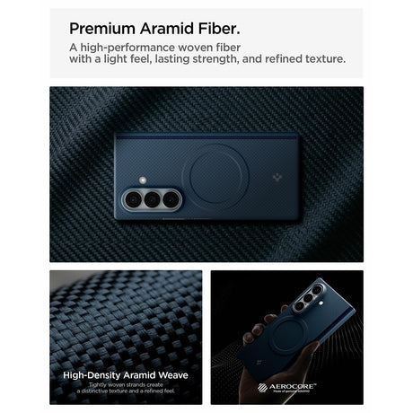Spigen Samsung Galaxy Z Fold 8 Ultra Skal Air Skin Aramid MagFit Navy