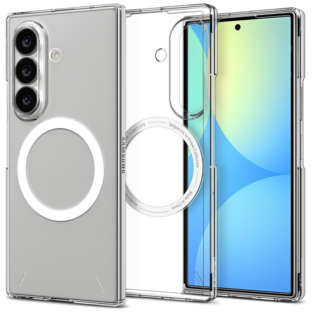 Spigen Samsung Galaxy Z Fold 8 Ultra Skal Air Skin MagFit Clear White