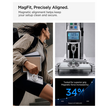 Spigen Samsung Galaxy Z Fold 8 Ultra Skal Air Skin MagFit Clear White