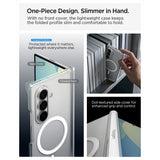 Spigen Samsung Galaxy Z Fold 8 Ultra Skal Air Skin Zero MagFit Clear White
