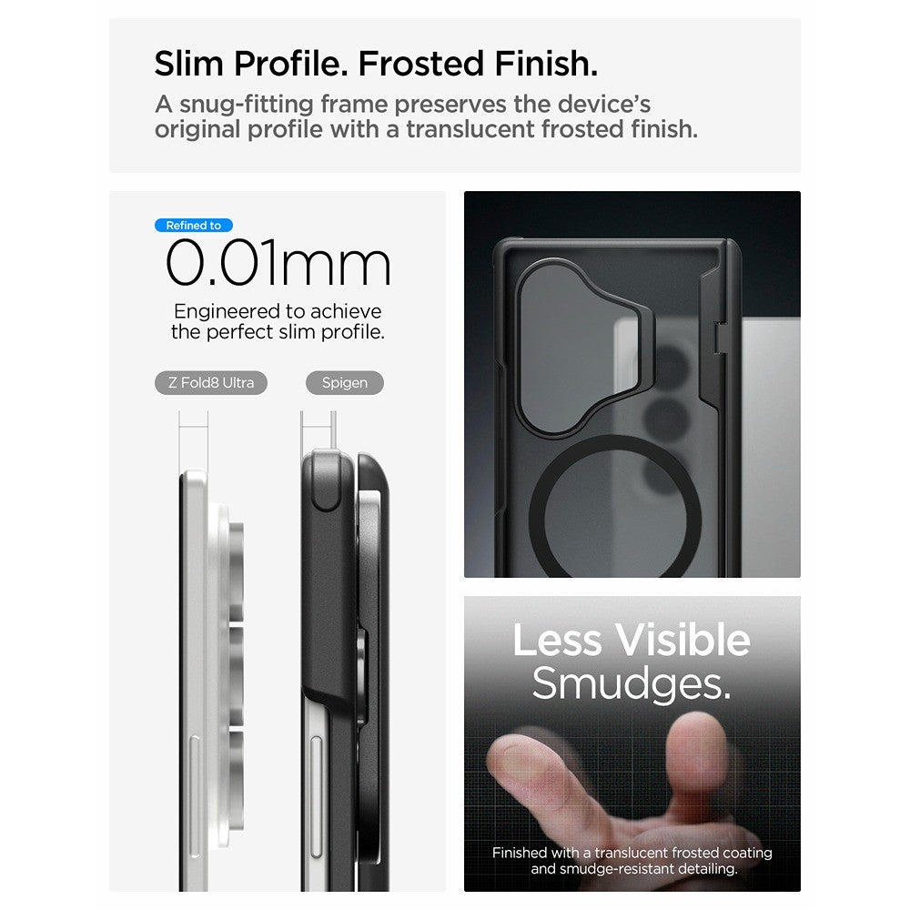 Spigen Samsung Galaxy Z Fold 8 Ultra Skal Optik Armor Pro MagFit Svart