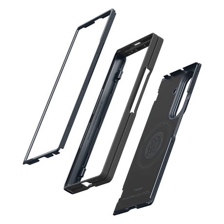Spigen Samsung Galaxy Z Fold 8 Ultra Skal Slim Armor Pro MagFit Metal Slate