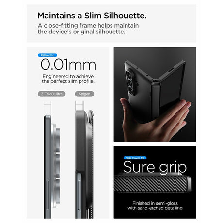 Spigen Samsung Galaxy Z Fold 8 Ultra Skal Slim Armor Pro MagFit Svart