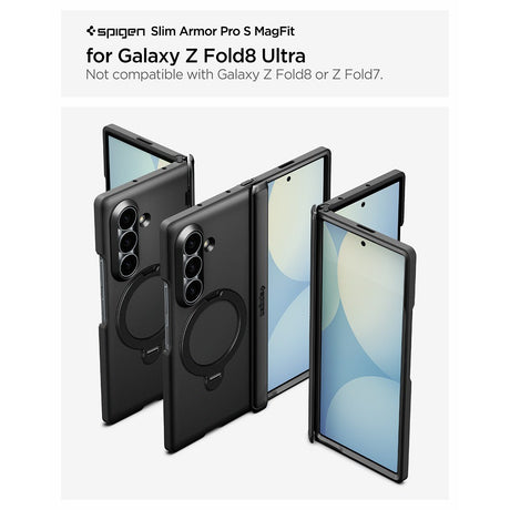Spigen Samsung Galaxy Z Fold 8 Ultra Skal Slim Armor Pro S MagFit Svart