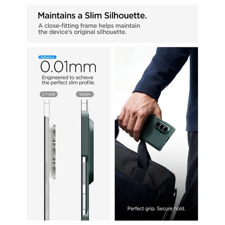 Spigen Samsung Galaxy Z Fold 8 Ultra Skal Tough Armor Pro MagFit Abyss Green