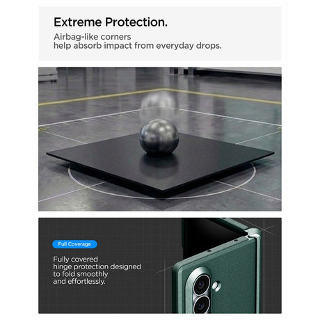 Spigen Samsung Galaxy Z Fold 8 Ultra Skal Tough Armor Pro MagFit Abyss Green