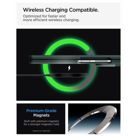 Spigen Samsung Galaxy Z Fold 8 Ultra Skal Tough Armor Pro MagFit Abyss Green