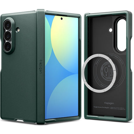 Spigen Samsung Galaxy Z Fold 8 Ultra Skal Tough Armor Pro MagFit Abyss Green
