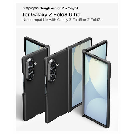 Spigen Samsung Galaxy Z Fold 8 Ultra Skal Tough Armor Pro MagFit Svart
