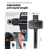 Spigen Sportarmband Dynamic Shield A703 Mobilhållare Svart