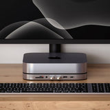 Satechi Type-C Aluminum Stand & Hub for Mac Mini Space Gray