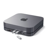 Satechi Type-C Aluminum Stand & Hub for Mac Mini Space Gray