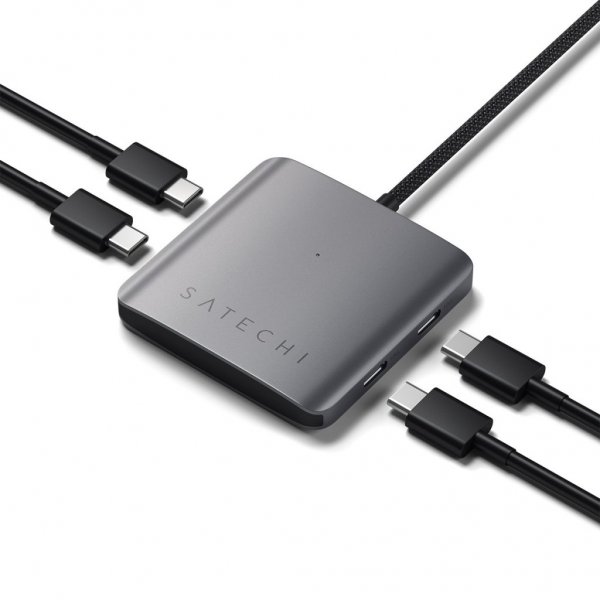 Satechi 4-port USB-C hubb med Power Delivery