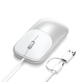Satechi Trådad Mus Slim LX Silver