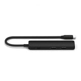 Satechi 4-i-1 USB-C Slim Multiport Adapter 4K Svart