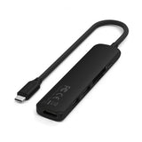 Satechi 6-i-1 USB-C Slim Multiport Adapter Svart
