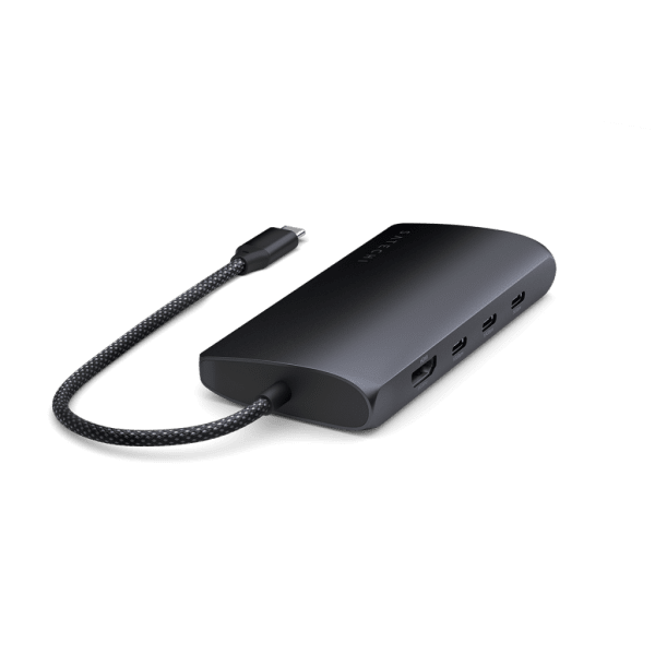 Satechi USB-C Multiport Adapter 8K With Ethernet V3 Midnight