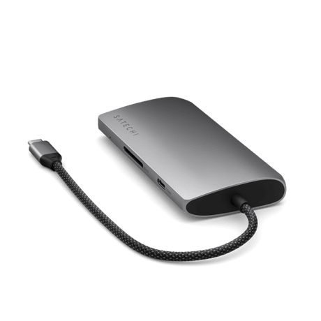 Satechi USB-C Multiport Adapter 8K With Ethernet V3 Space Gray