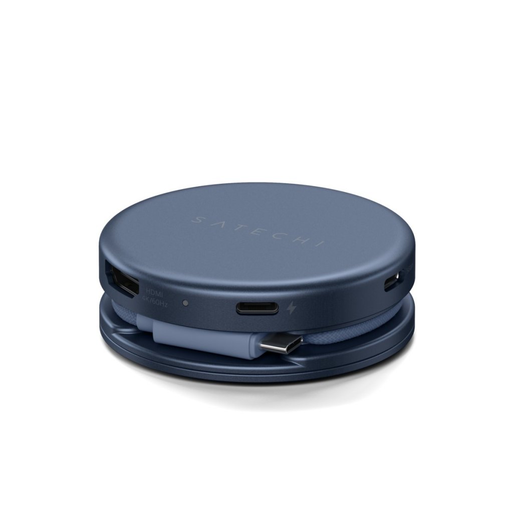 Satechi OntheGo 5-in-1 Multiport Adapter USB-hub Indigo
