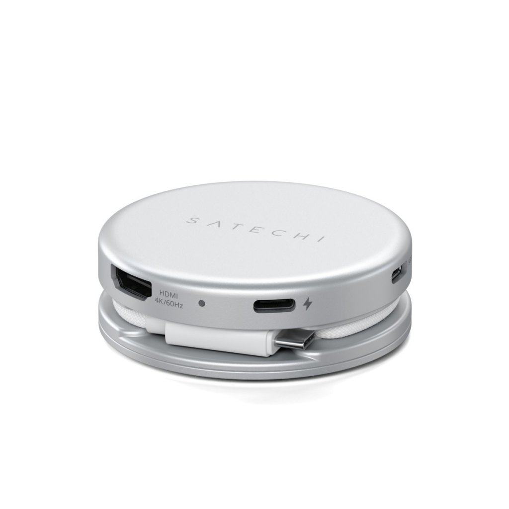 Satechi OntheGo 5-in-1 Multiport Adapter USB-hub Silver