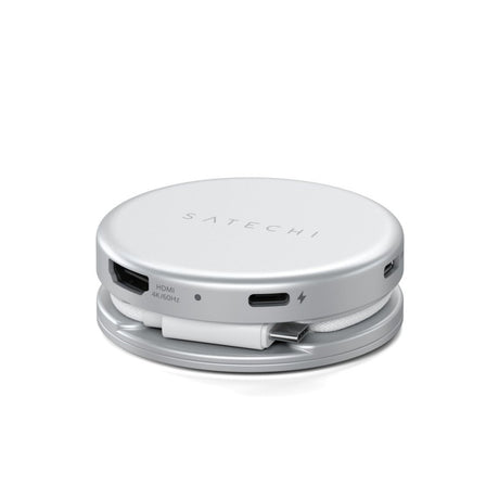 Satechi OntheGo 5-in-1 Multiport Adapter USB-hub Silver