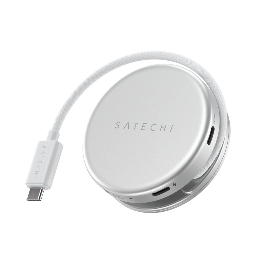Satechi OntheGo 5-in-1 Multiport Adapter USB-hub Silver