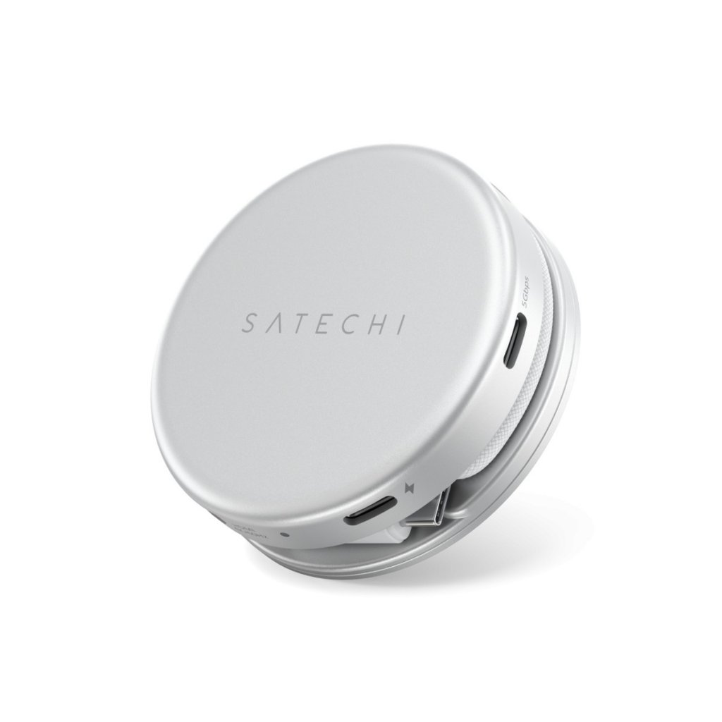 Satechi OntheGo 5-in-1 Multiport Adapter USB-hub Silver