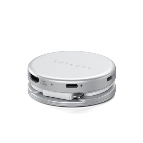 Satechi OntheGo 5-in-1 Multiport Adapter USB-hub Silver