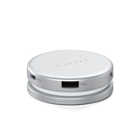 Satechi OntheGo 5-in-1 Multiport Adapter USB-hub Silver