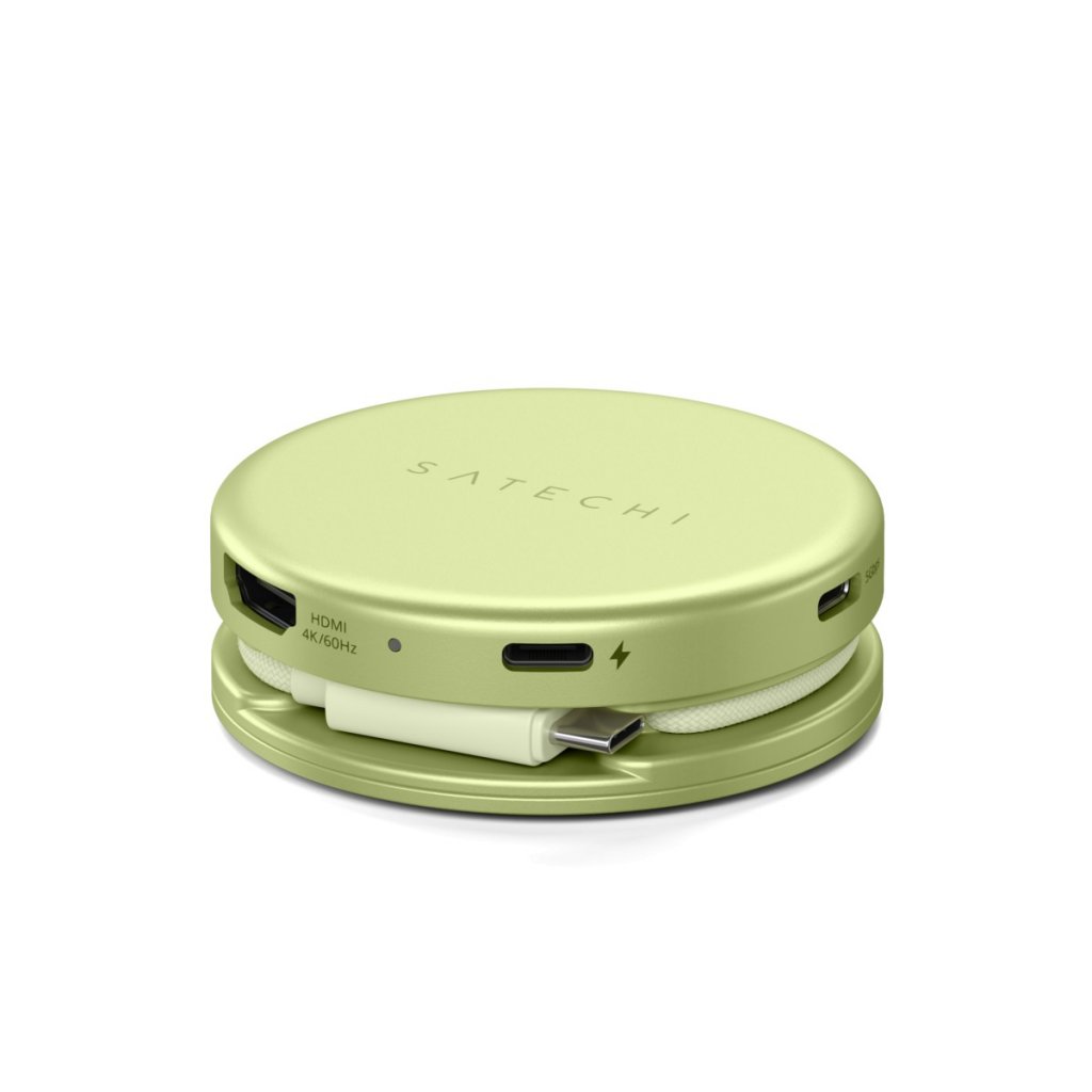 Satechi OntheGo 5-in-1 Multiport Adapter USB-hub Citrus