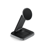 Satechi Trådlös Laddare 2-in-1 Foldable Qi2 Wireless Charging Stand MagSafe