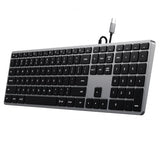 Satechi W3 USB-C-tangentbord Nordisk Layout