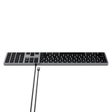 Satechi W3 USB-C-tangentbord Nordisk Layout