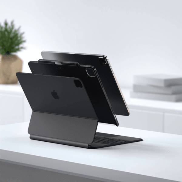 Satechi iPad Pro 12.9 Skal Vegan-Leather Magnetic Case Svart