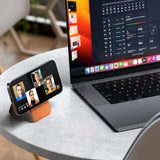 Satechi Korthållare Vegan-Leather Magnetic Wallet Stand Orange