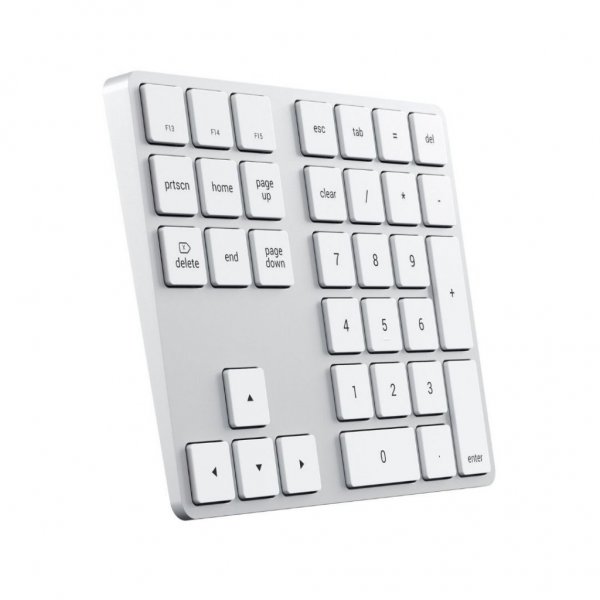 Satechi Trådlösa Utökade Numeriska Tangentbord Silver