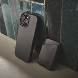 Mujjo iPhone 16 Pro Max Skal Full Leather Case Svart