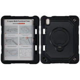 iPad 11 (A16)/iPad 10.9 (gen 10) Skal med Stativ & Handrem Svart