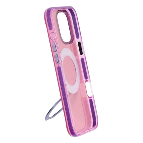 iPhone 16 Pro Max Skal Roterbart Stativ Rosa Lila
