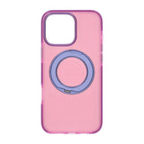 iPhone 16 Pro Max Skal Roterbart Stativ Rosa Lila