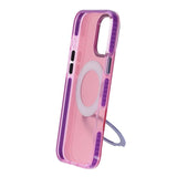 iPhone 16 Pro Max Skal Roterbart Stativ Rosa Lila