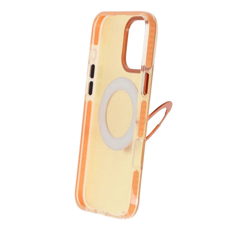 iPhone 16 Pro Skal Roterbart Stativ Orange