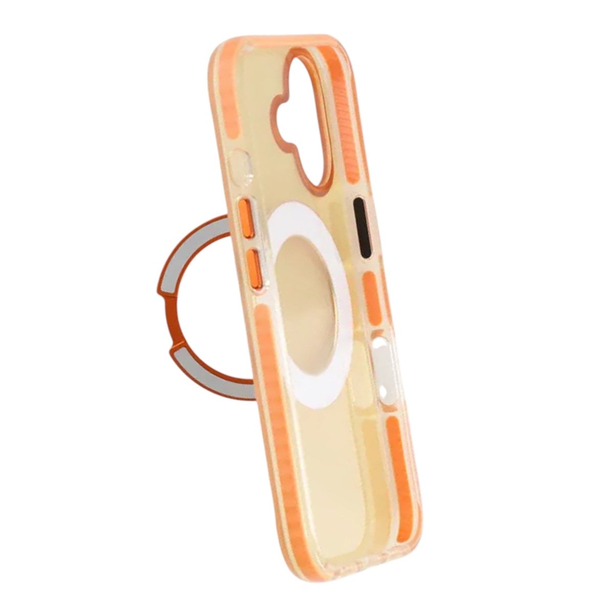 iPhone 17 Skal Roterbart Stativ Orange